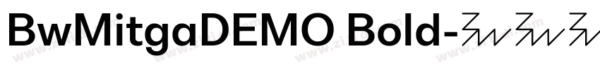 BwMitgaDEMO Bold字体转换